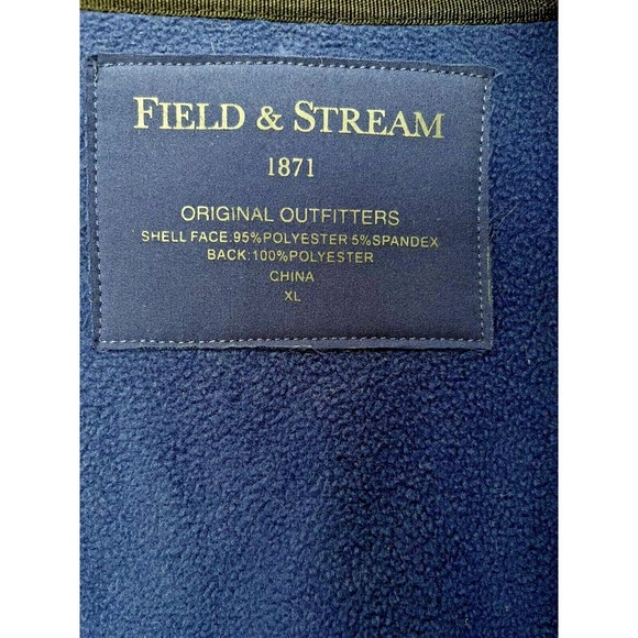 Field and Stream Mens Rain Jacket Fleece Lining Zip Up Camp Hunt Sz XL - Picture 7 of 7
